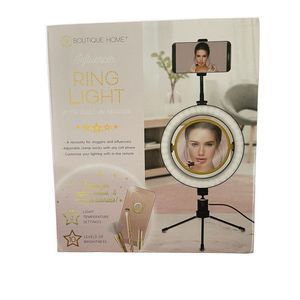 NIB Boutique Home Ring Light, Tripod, Mirror and more!